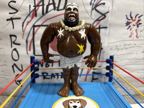 WWF KAMALA HASBRO WRESTLING FIGURE 1993 SERIES 7 W...