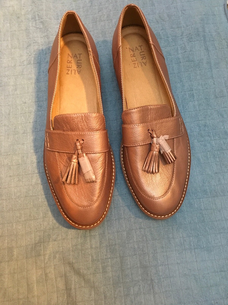 Women's Naturalizer August Platform Tassel Leather Loafer Rose