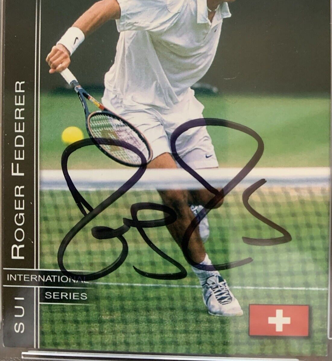 Roger Federer Tennis Legend Autographed ROOKIE 2003 NetPro #11