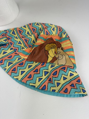 Vintage Disney’s Lion King Little Bucket Beach Hat Toddler Cap Size 3-6 Rare HTF - 第 1/14 張圖片