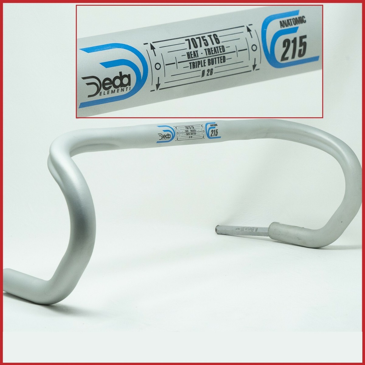 NOS DEDA 215 ANATOMIC 26.0 HANDLEBAR BARS ROAD RACING