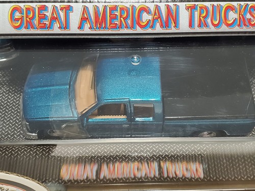 GREAT AMERICAN SPORT TRUCKS K-LINE METALLIC AQUA CHEVY C1500 G1510-02 1995 1/43 - Picture 3 of 12