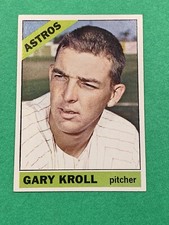 1966 TOPPS  #548 GARY KROLL EX-EX MINT,  ASTROS