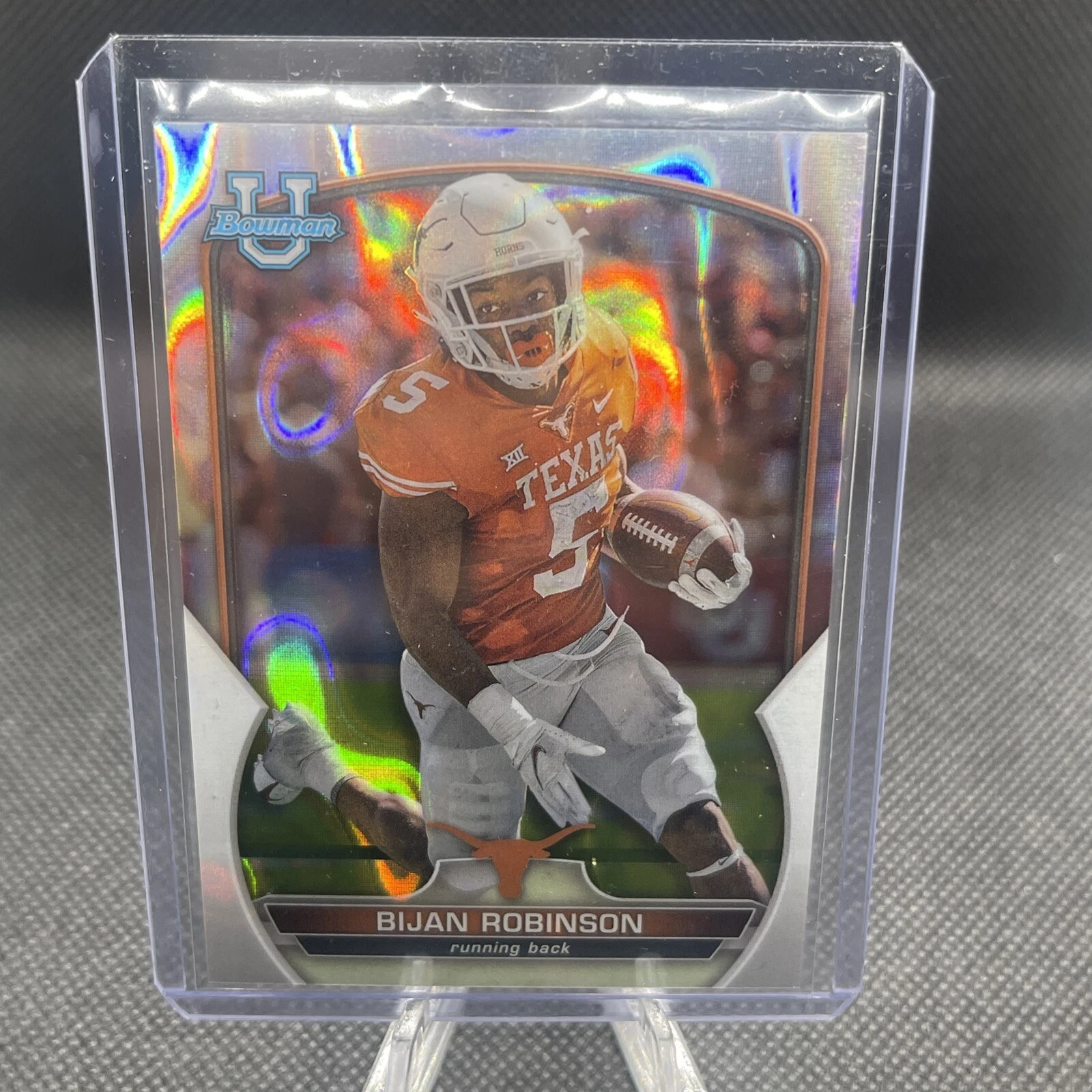 2022 Bowman U Chrome Bijan Robinson Lava Refractor 39/100 #70