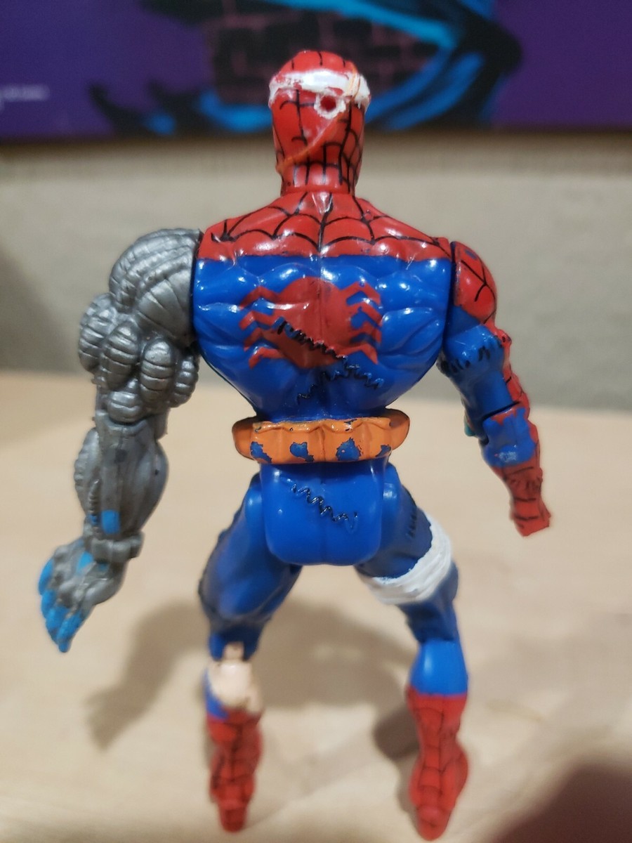 Spider-Wars Cyborg Spider-man Action Figure 1996 Toy Biz