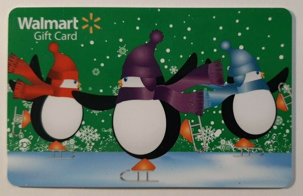Walmart Happy Feet Penquins On Ice Collectible Gift Card                    (LL)