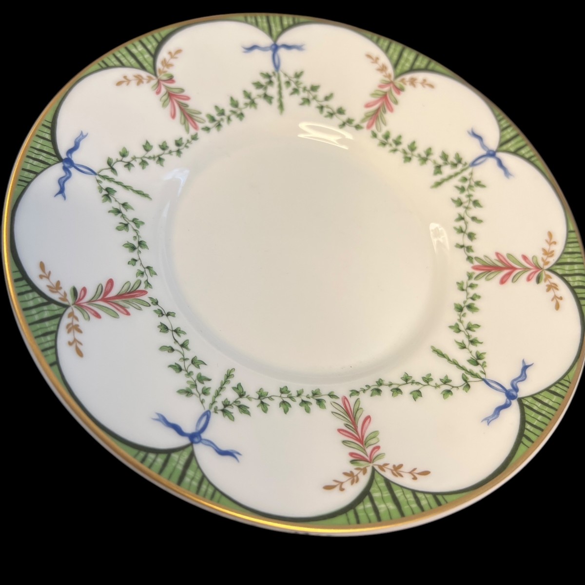 Perfect Raynaud Limoges Ceralene Festivites Set of 4 Saucers | eBay