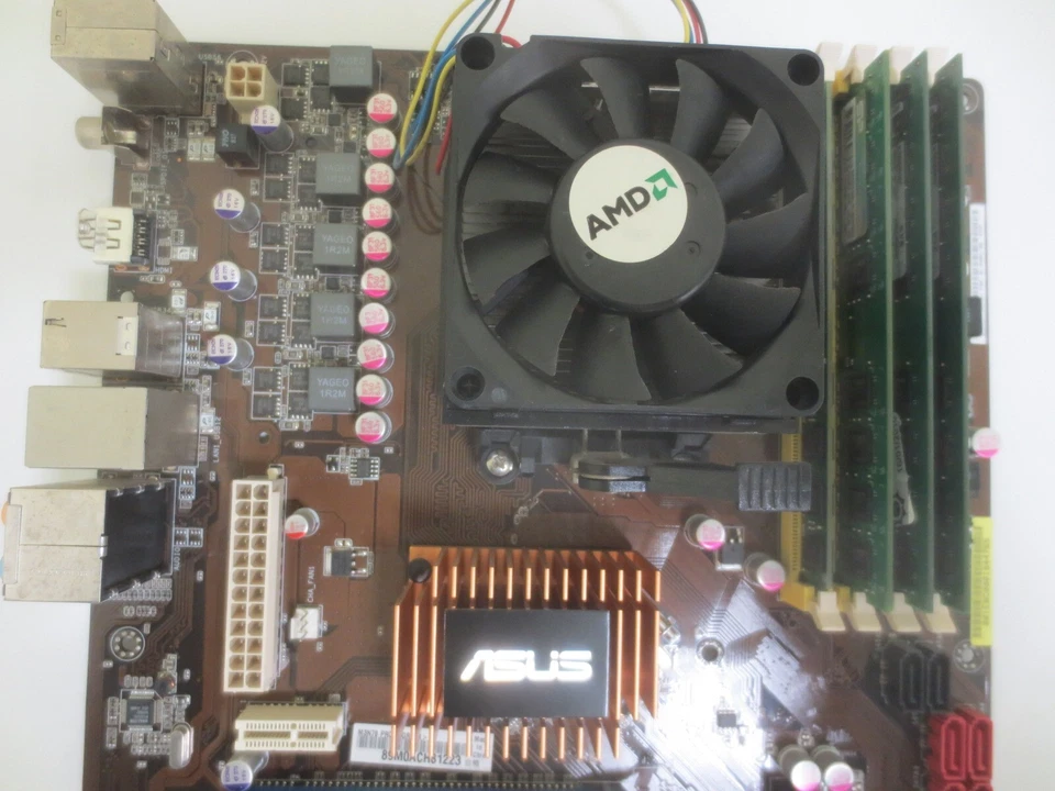 Motherboard Asus M3N78 PRO + AMD AM2+ Athlon X2 4850e + 8 Gb. - Immagine 3 di 4