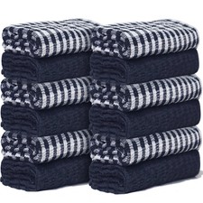 Image of Pack of 12 Tea Towel 100% Cotton Terry Kitchen Towels DishTowel , Tea towels