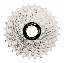 New SunRace RS1 10-Speed 11-28T Cassette for Shimano/SRAM Silver CSRS1 Road Wide