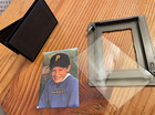 BURNES OF BOSTON Brushed Brass "All Star" Easel Back Mini Frame ~ 2" x 3" photo — photo 7