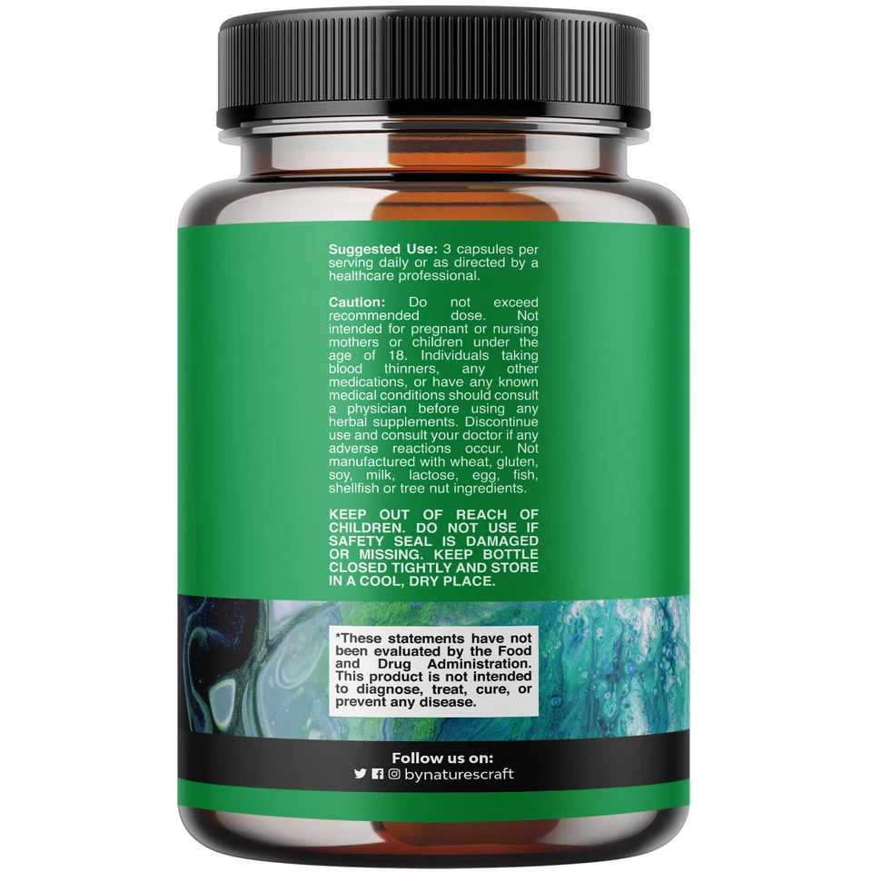 Sales biliares de buey para soporte de vesícula biliar - Suplemento de sales biliares purificadas 60ct Foto 2 de 4