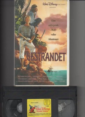 Walt Disney  Gabriel Byrne  GESTRANDET   VHS Rarität  