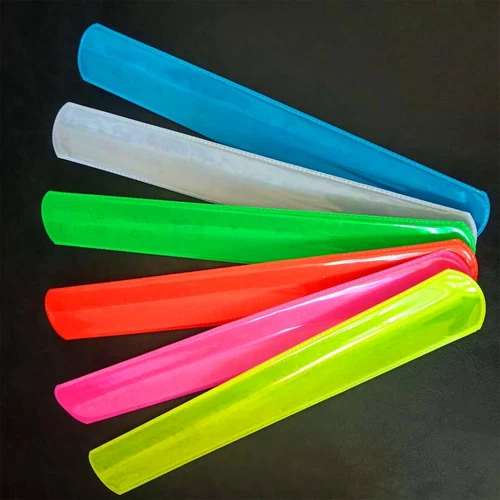 100pcs Reflective Safety Wrist Band Arm Ankle Knee Band Strip Ring Reflector - Picture 5 of 7