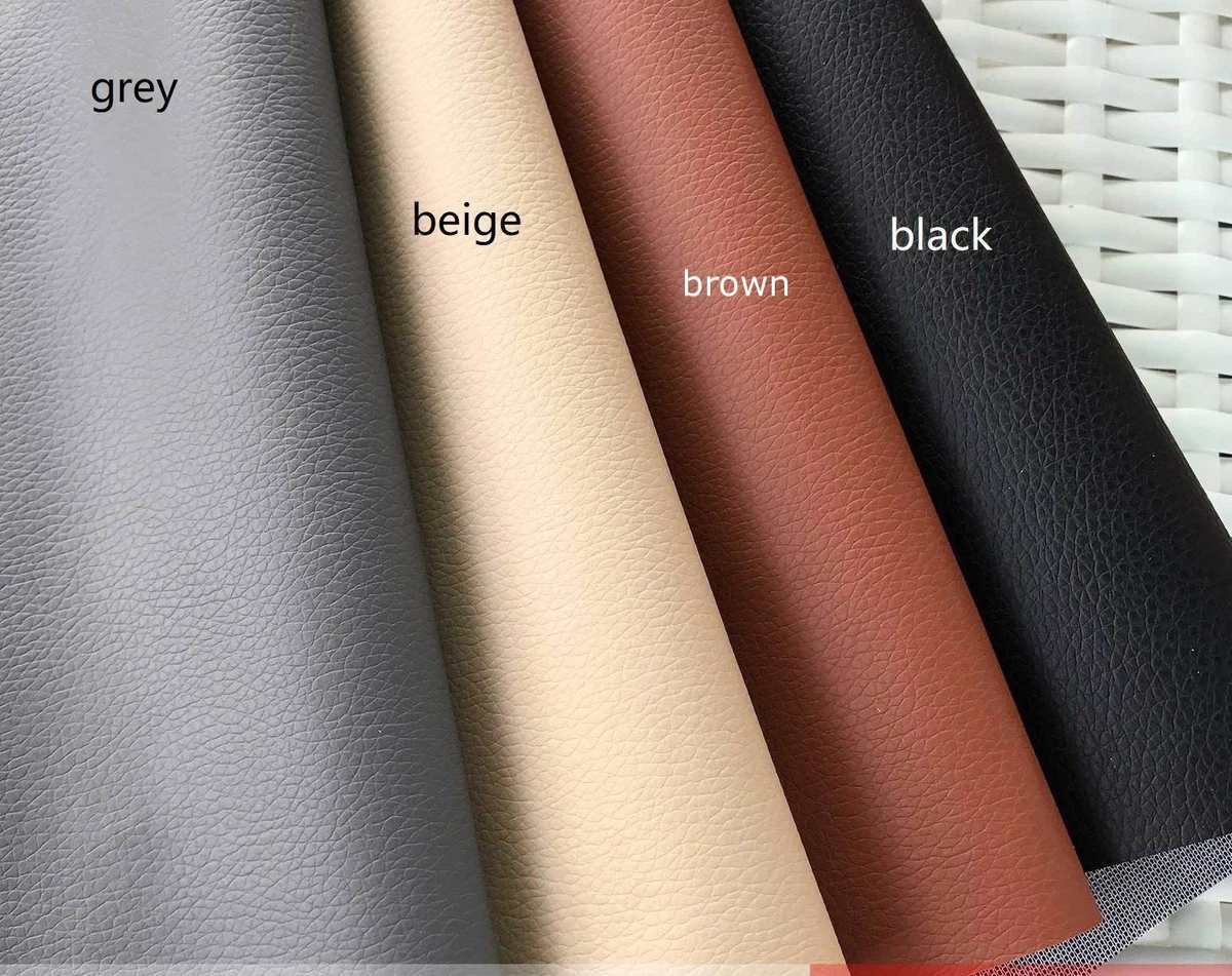 PVC Leather By the Metre, Faux Synthetic Leather Vinyl for