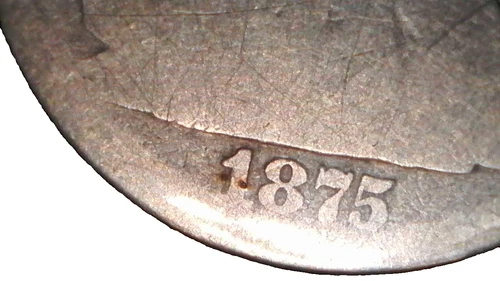 Civil War Era US Coin Lot 1863 Indian Head 1875 Seated Liberty Half 1906 Nickel