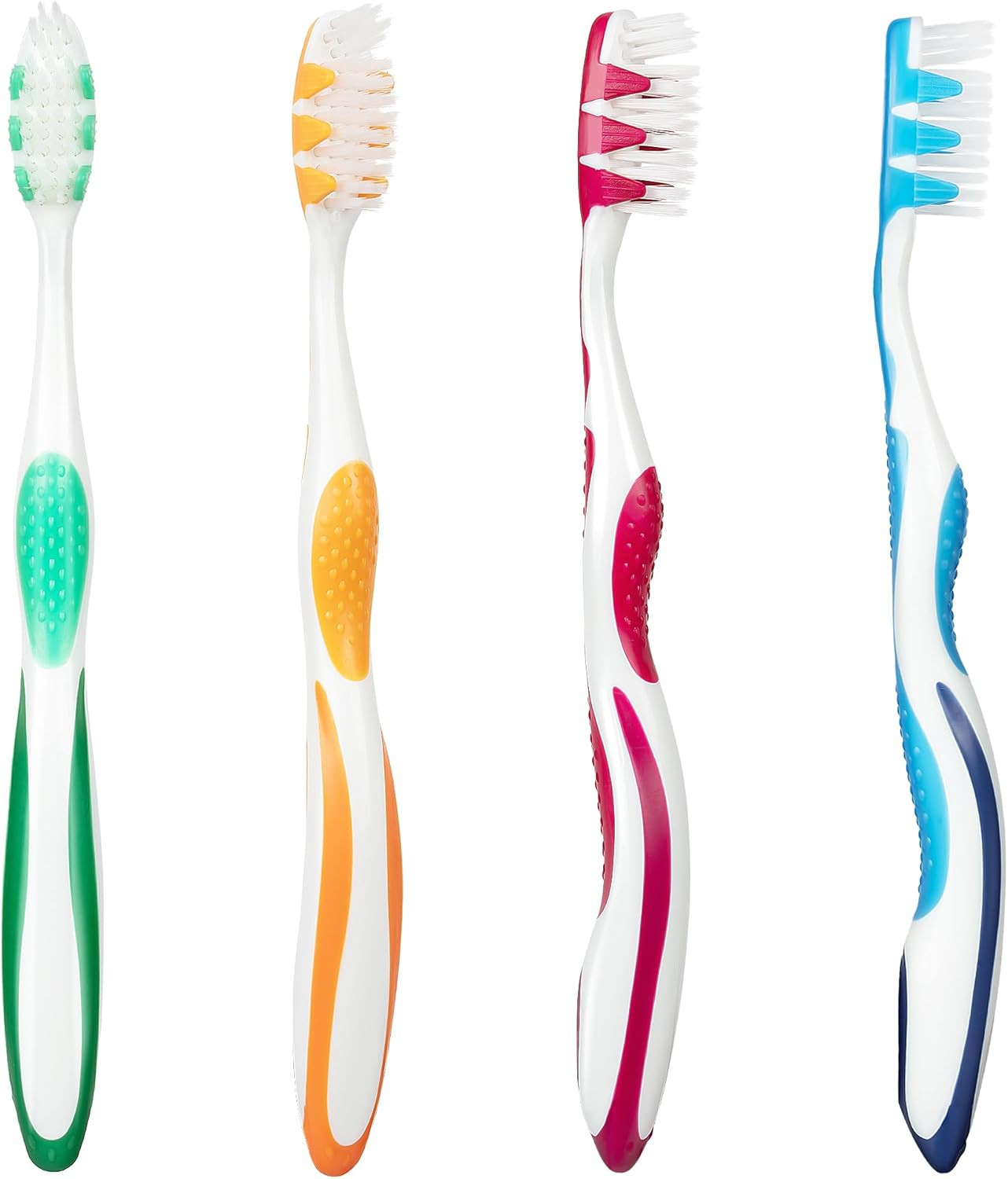 4-Pack Extra Soft Travel Toothbrush for Sensitive Teeth & Gu