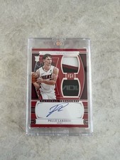 2024-25 Panini National Treasures Rookie Materials Autographs Pelle Larsson /8