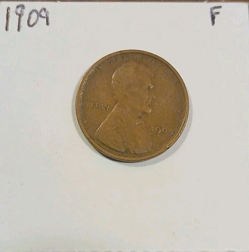 1909 (P) Lincoln Wheat Cent Fine Philadelphia Mint