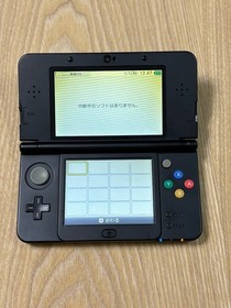 New Nintendo 3DS Black Console Stylus Included Japan Tested