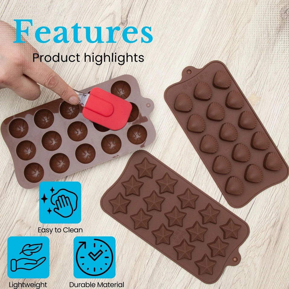 Backformen 10-teiliges Back Set Silikon Spatel Springformen Kuchenform - Bild 3 von 4