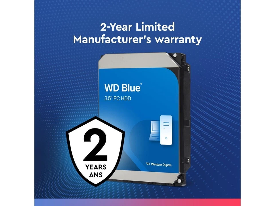 WD Blue 6TB Desktop Hard Disk Drive - 5400 RPM SATA 6Gb/s 256MB Cache 3.5 Inch - - Image 4 of 4