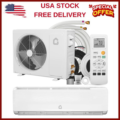  9000BTU Mini Split Air Conditioner &Heater Quiet Operation Cools&Heats 19 SEER2