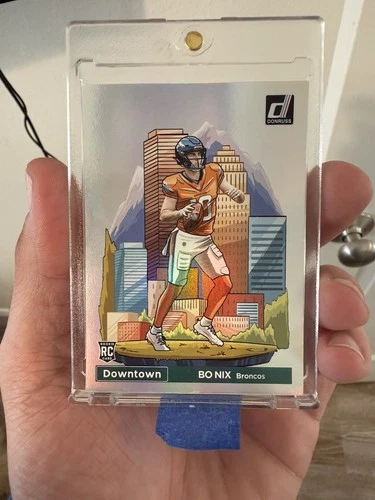 2024 Panini Donruss Downtown! Bo Nix #19 (RC)