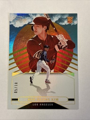 2025 Panini Three And Two Hye-Song Kim Rookie Gold On The Horizon #5/10 SSP  