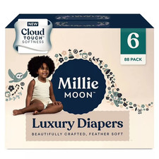 Millie Moon Luxury Disposable Diapers - Size 6 and 88 Count 