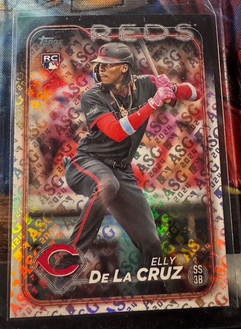 2024 Topps ASG All Star Game Foil #141 Elly De La Cruz Rookie RC Cincinnati Reds