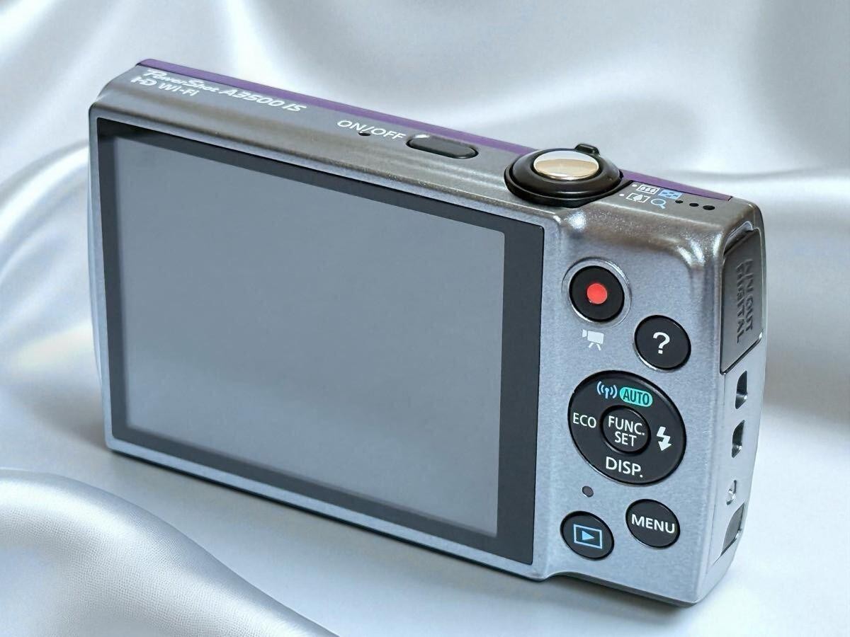 Mint] Canon PowerShot A3500 IS 16.0MP Digital Camera Purple w
