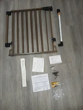 Cumbor 29.2–43" Baby Gate for Stairs, Wall-Mounted (Drill Required) Expandable