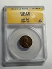 1931-S Lincoln Wheat Cent 1c ANACS AU-50 Details Key Date
