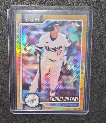 SHOHEI OHTANI 2026 TOPPS CHROME LOGOFRACTOR GOLD 05/50 RARE!