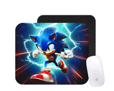Sonic Mouse Pad Retro Video Game Desk Mat Custom Gaming Gift