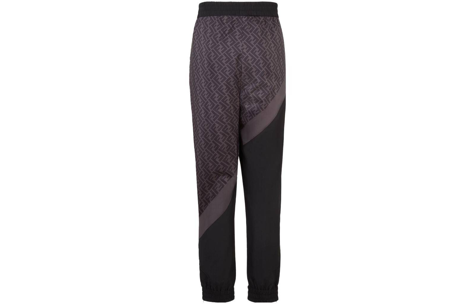 Fendi Jacquard Pattern Elastic Waist Straight Leg Casual Pants thumbnail 2