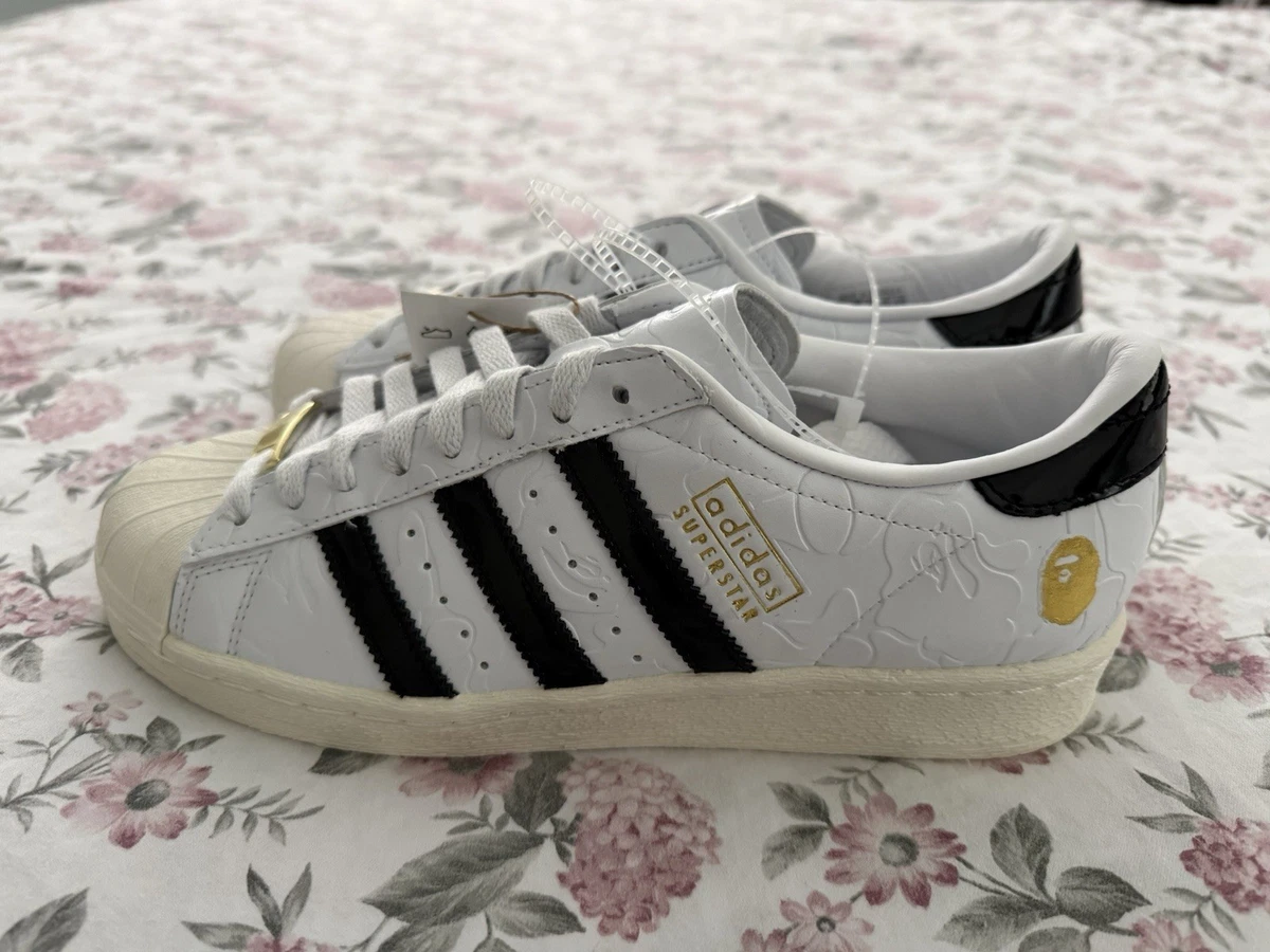 BAPE x adidas Superstar White Black for Sale | Authenticity
