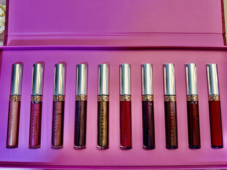 Anastasia Beverly Hills - Limited Edition Set Of 10 Liquid Lip Colour (NEW) - Image 2 of 4