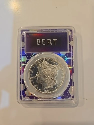 1880-S Silver Morgan Dollar $1 PCGS MS65 BERT Label