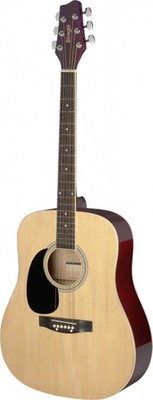 Three-Quarter Natural Dreadnought Acoustic Guitar Left-Handed Edition