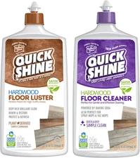 Quick Shine Hardwood Floor Cleaner & Wood Floor Polish W/Plant-Derived Carnauba 