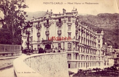 MONACO. MONTE CARLO - HOTEL HARTER ET MEDITERRANEE