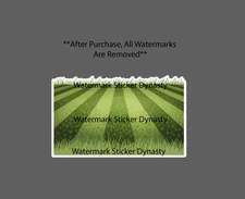 Lawn Stripes Sticker Waterproof Decal Mowing Grass Yard Art Skills Gift NEW