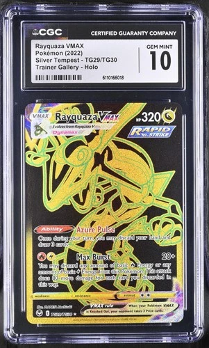 Rayquaza VMAX TG29/TG30 CGC 10 - 2022 Pokemon Silver Tempest Trainer Gallery