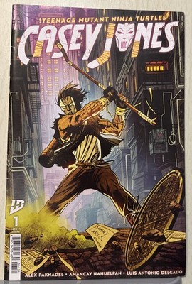 Teenage Mutant Ninja Turtles: Casey Jones#1B CVR Danny Earls,LDW Comics & Bagged