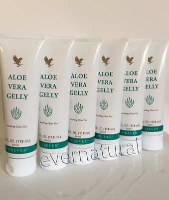 Lot of 6 Forever Living Aloe Vera Gelly 4 fl.oz (118 ml) each. | eBay