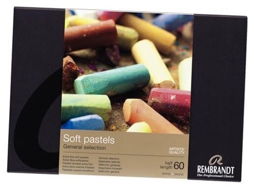 Rembrandt Royal Talens Soft Pastel Set, 60 Half Stick Set - 第 1/4 張圖片