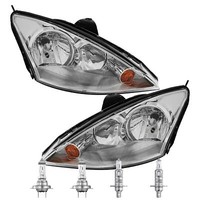Halogen Scheinwerfer Set H7/ H1 FüR Ford Focus Turnier Stufenheck Inkl. Lampen