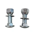 1/2"-20 Fine Thread Spare Tire Mounting Hardware Kit - Zinc Bolts, Nuts, Washers